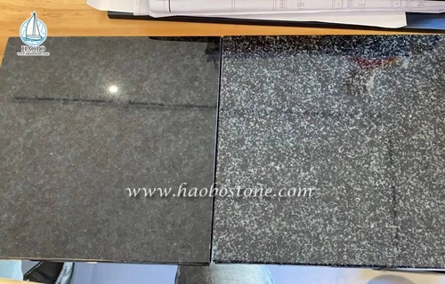 New Material Black and Grey Granite from Haobo Stone.