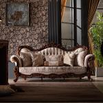 luksus europeisk massivt tre gull bryllup kongelig sofa sofa